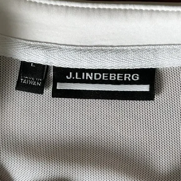J.Lindeberg White Zane Golf Dress Women's Size Large White Mesh Racerback Sporty - Picture 12 of 13